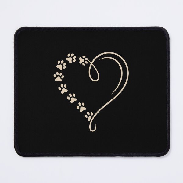 Item preview, Minimalist Pet Paw Heart Art designed and sold by Dmo3HarkoArt.