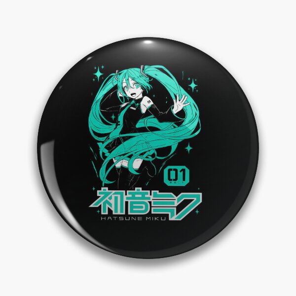 Item preview, Hatsune Miku Waving Her Hand Next To Numeric Teal designed and sold by Mohssine044.