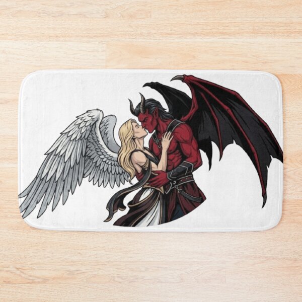 Item preview, Eternal Rivals - Gothic Male Angel and Devil Art designed and sold by Covenist.