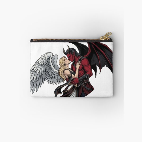Item preview, Eternal Rivals - Gothic Male Angel and Devil Art designed and sold by Zacushi.