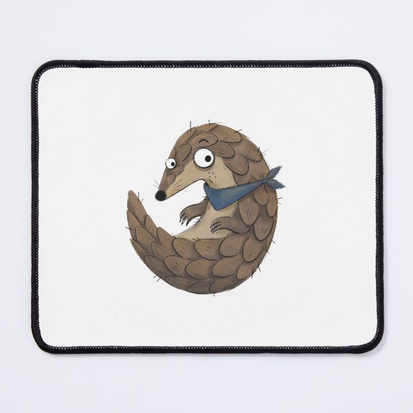 Item preview, Curled Pangolin with a Cobalt Neckerchief designed and sold by The-Art-of-D.