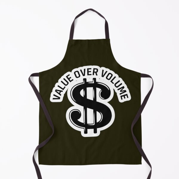 Item preview, Value Over Volume motivational Dollar Sign Hustle Stickker designed and sold by zenithdecalco.