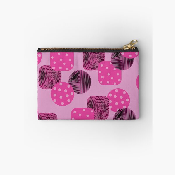 Item preview, Pink Geometric Seamless Pattern with Polka Dot and Abstract Line Shapes designed and sold by ChaReePat.