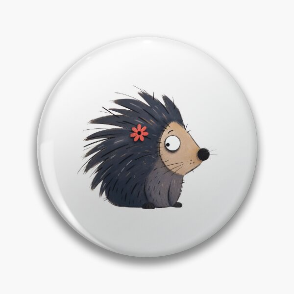 Item preview, Porcupine with a Coral Flower designed and sold by The-Art-of-D.