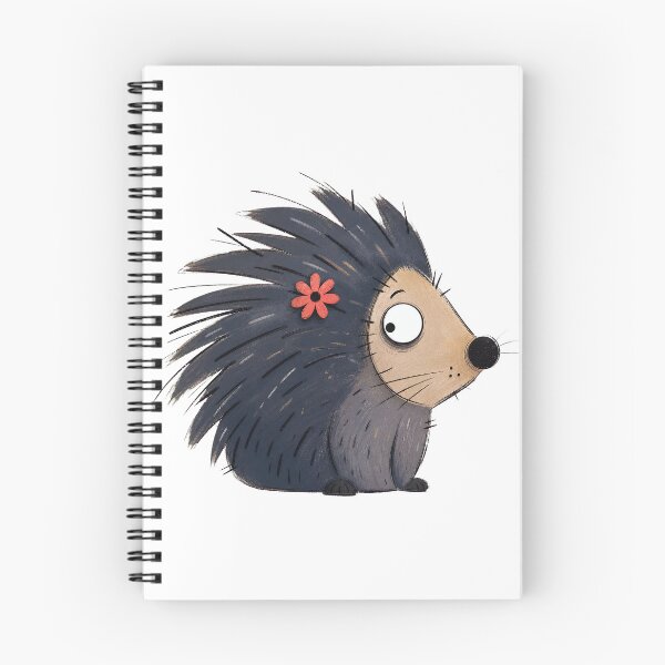 Item preview, Porcupine with a Coral Flower designed and sold by The-Art-of-D.