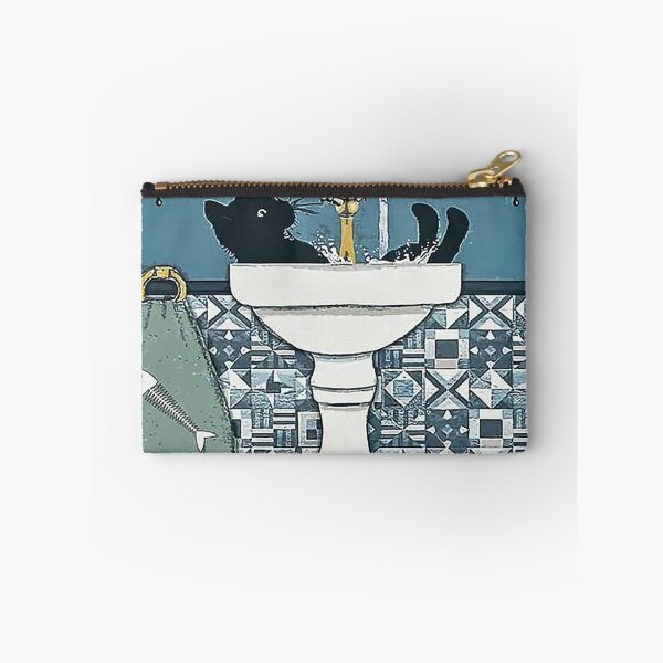 Item preview, Black Cat Wash Your Paws Bathroom designed and sold by colinterrell.