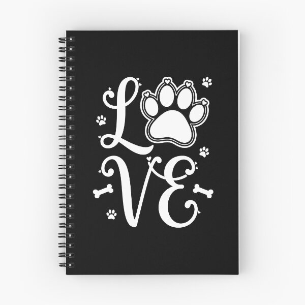 Item preview, Dog Paw Love Typography Design designed and sold by Dmo3HarkoArt.