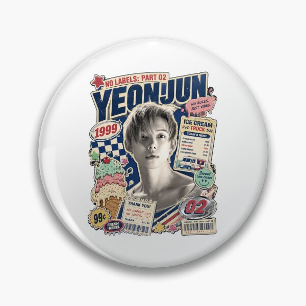 Item preview,  Yeonjun Ice Cream Pastel Summer Kpop Fan Art designed and sold by Valeree Store.
