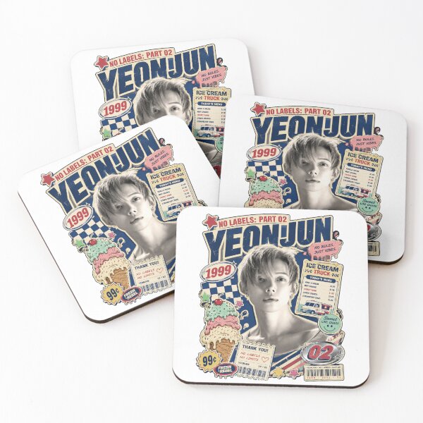Item preview,  Yeonjun Ice Cream Pastel Summer Kpop Fan Art designed and sold by Valeree Store.