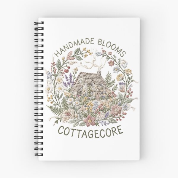 Item preview, Handmade Cottagecore Design | Vintage Wildflower Folk Art | Cozy Botanical Nature Aesthetic designed and sold by Softbear Atelier.