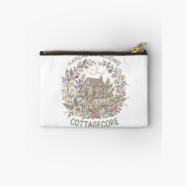 Item preview, Handmade Cottagecore Design | Vintage Wildflower Folk Art | Cozy Botanical Nature Aesthetic designed and sold by Softbear Atelier.