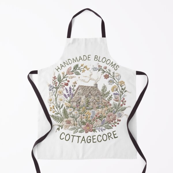 Item preview, Handmade Cottagecore Design | Vintage Wildflower Folk Art | Cozy Botanical Nature Aesthetic designed and sold by Softbear Atelier.