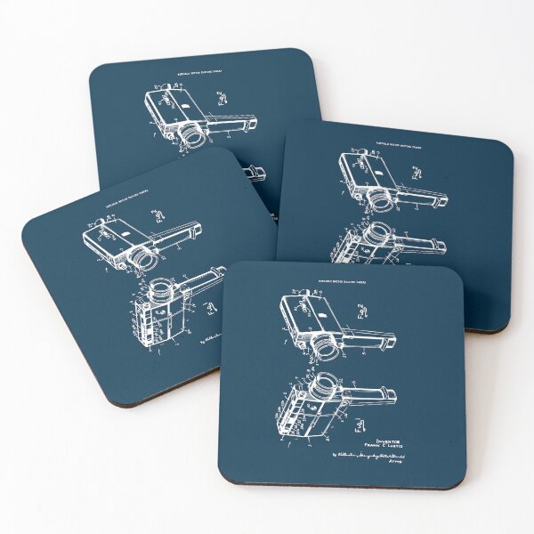 Item preview, Vintage Video Camera Patent blueprint design designed and sold by BRU Design.