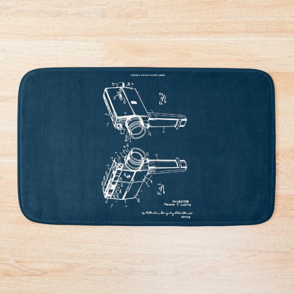 Item preview, Vintage Video Camera Patent blueprint design designed and sold by BRU Design.