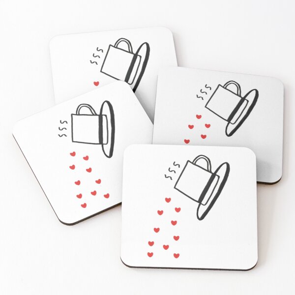 Item preview, Coffee Cup Pouring Hearts designed and sold by ArtbyCarpenterS.