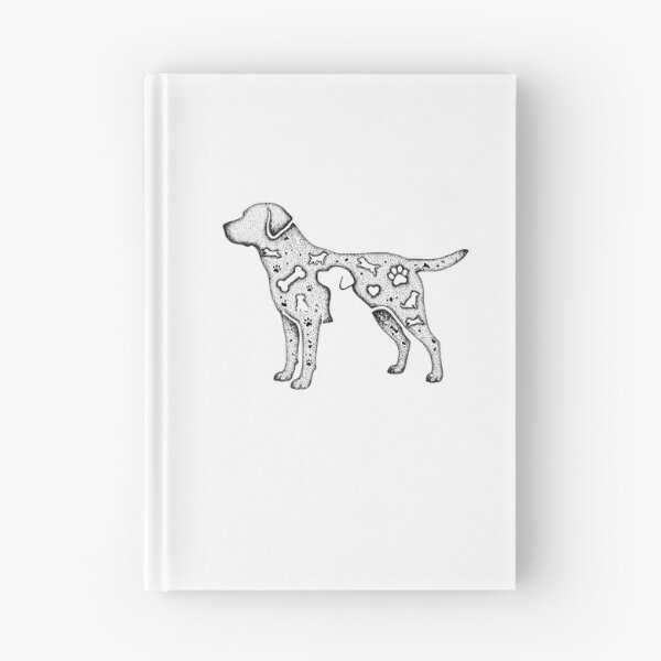 Item preview, Stippled Labrador Retriever Silhouette Art designed and sold by Dmo3HarkoArt.