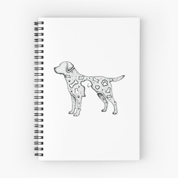 Item preview, Stippled Labrador Retriever Silhouette Art designed and sold by Dmo3HarkoArt.