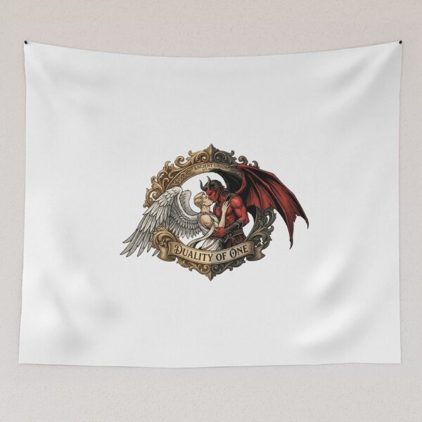Item preview, Duality of One: The Angel and Demon Union designed and sold by Zacushi.