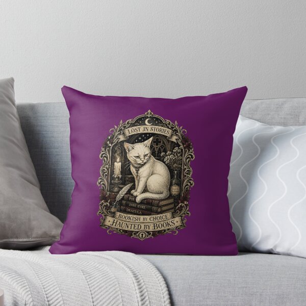 Item preview, Lost in Stories Ivory Gothic Cat designed and sold by Soft Panic Studio.