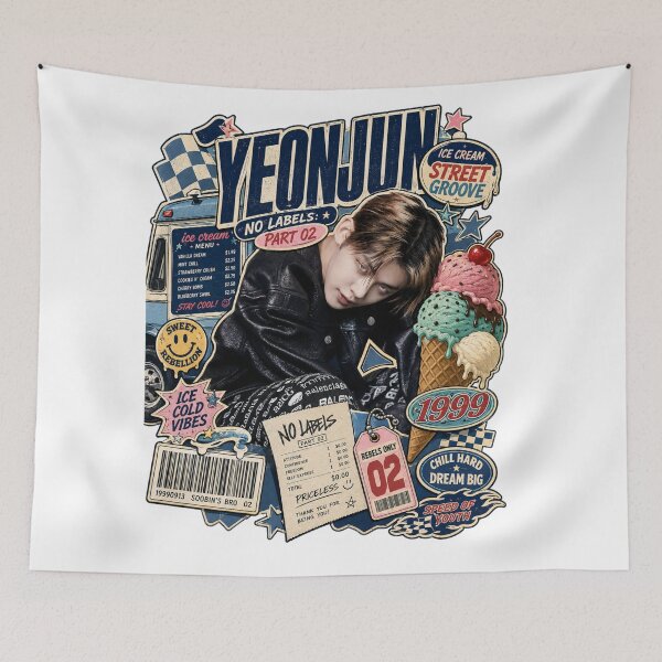 Item preview, Yeonjun Ice Cream Melting Summer Fanmade Art designed and sold by Valeree Store.