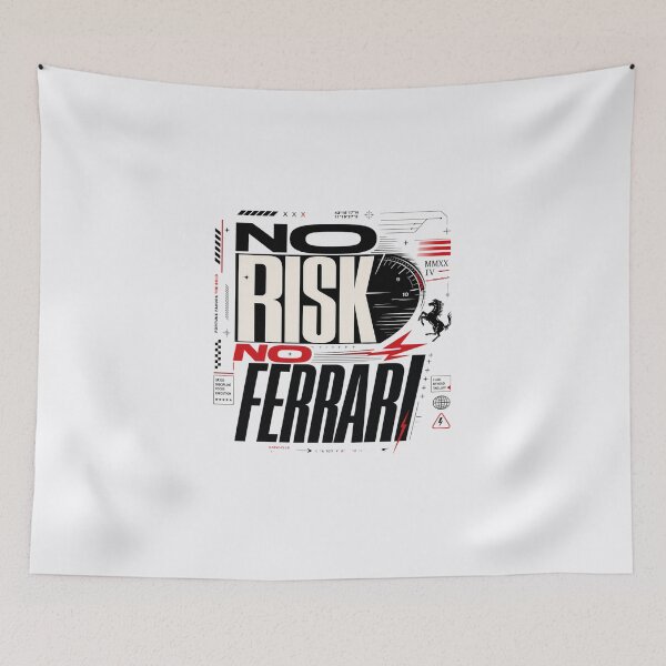 Item preview, No Risk No Ferrari Vintage Streetwear Graphic designed and sold by DESIGNit Studio .