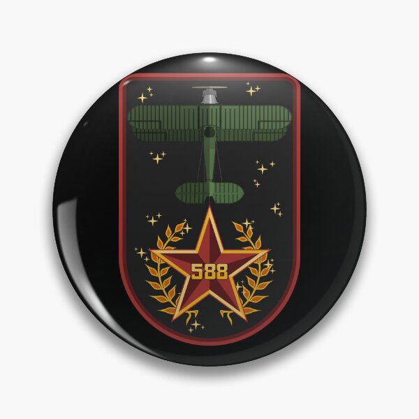 Item preview, Night Bomber Regiment Night Witches Tribute badge designed and sold by BRU Design.