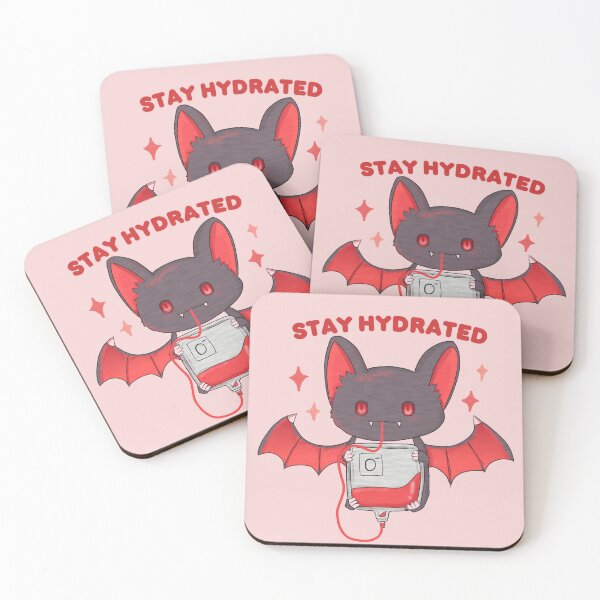 Item preview, Stay Hydrated Vampire Bat designed and sold by Amberein.