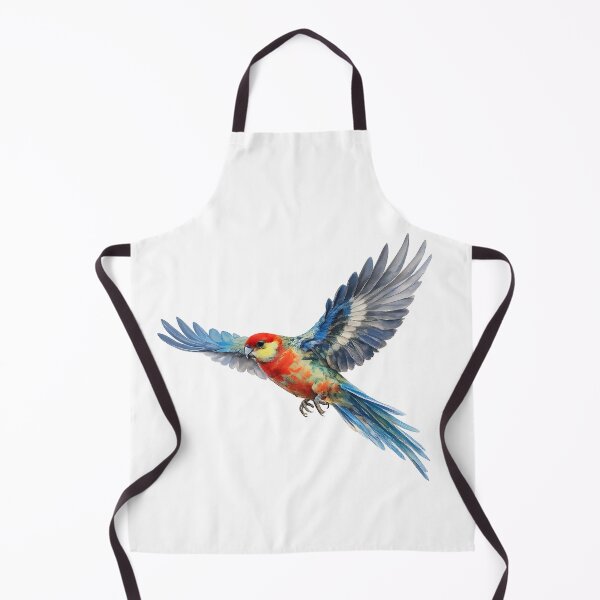 Item preview, Western Rosella in Flight | Watercolour Australian Parrot designed and sold by Jaruart.
