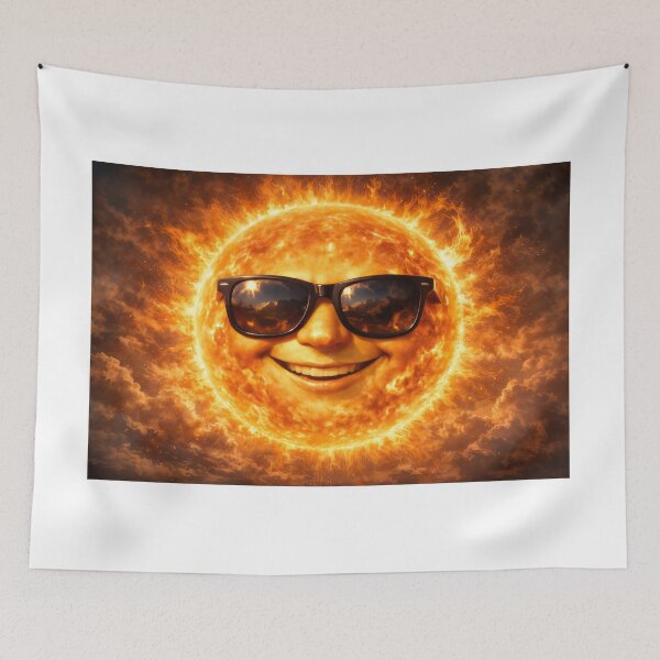 Item preview, a sun with glasses designed and sold by karlosss.