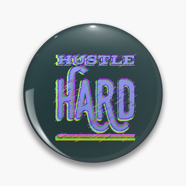 Item preview, Hustle Hard | Motivational Design Gym Entrepreneurship designed and sold by AstronautMerch.