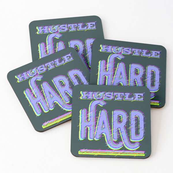 Item preview, Hustle Hard | Motivational Design Gym Entrepreneurship designed and sold by AstronautMerch.