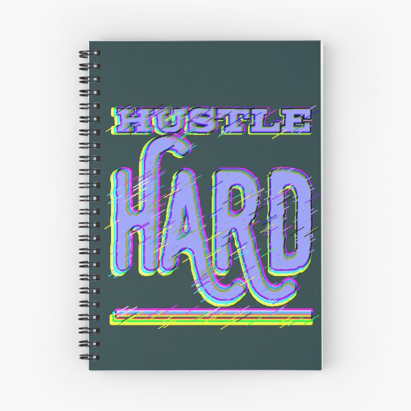 Item preview, Hustle Hard | Motivational Design Gym Entrepreneurship designed and sold by AstronautMerch.