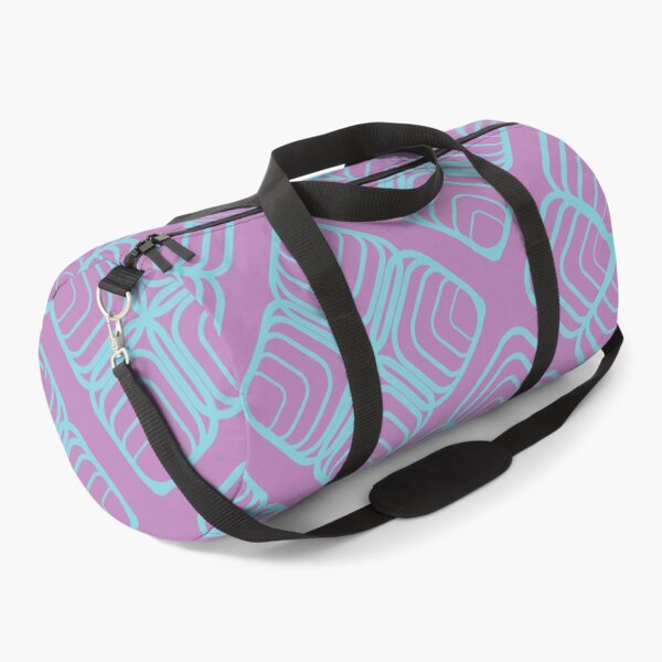 Item preview, Abstract Geometric Seamless Pattern with Rounded Square Line Motif on Purple Background designed and sold by ChaReePat.
