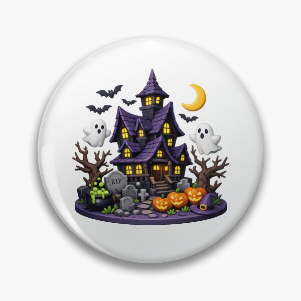 Item preview, Haunted-House-3D-Halloween designed and sold by afr-saad.