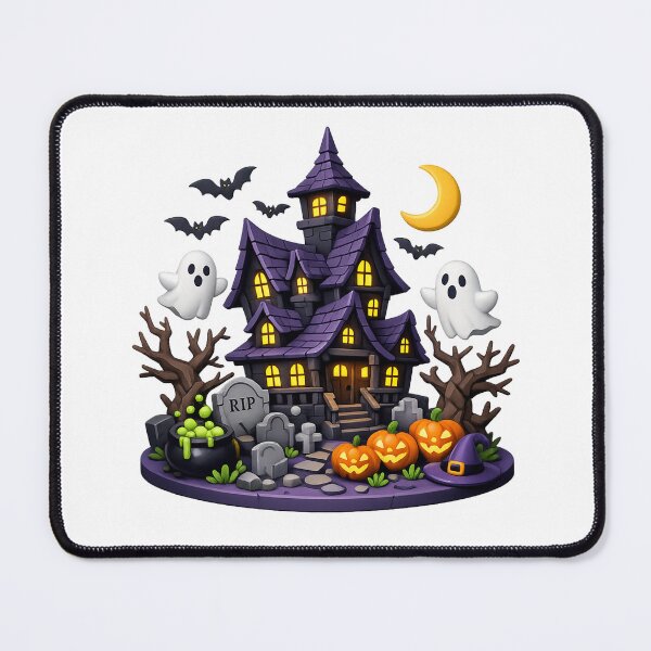 Item preview, Haunted-House-3D-Halloween designed and sold by afr-saad.