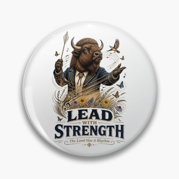 Item preview, Lead With Strength Buffalo Conductor designed and sold by Sovereign Supply Co..