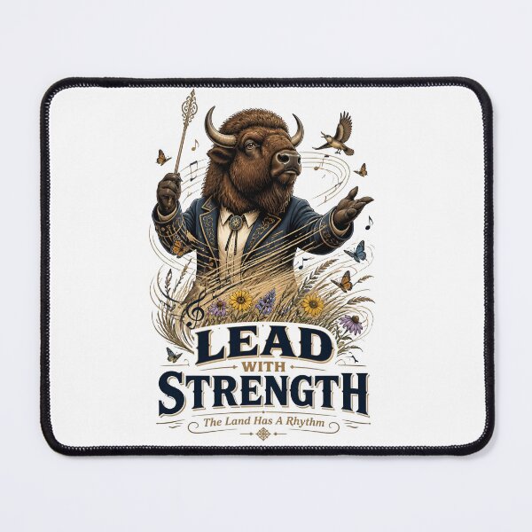 Item preview, Lead With Strength Buffalo Conductor designed and sold by Sovereign Supply Co..