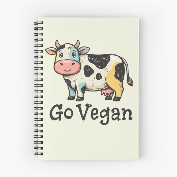 Item preview, Go Vegan Cute Happy Cow Vegan Animal Lover designed and sold by GreenSlate.