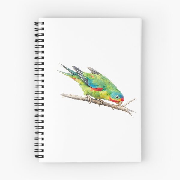 Artikelvorschau, Swift Parrot Watercolour Painting | Endangered Australian Parrot entworfen und verkauft von Jaruart.