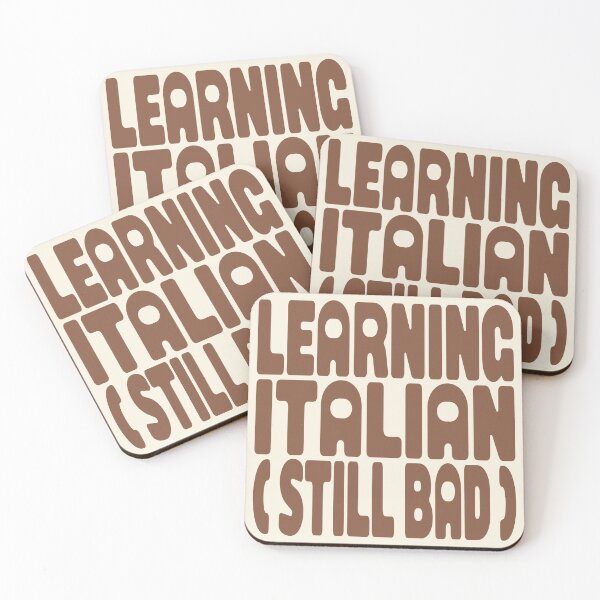 Item preview, LEARNING ITALIAN (STILL BAD) designed and sold by MOCOPOCO.