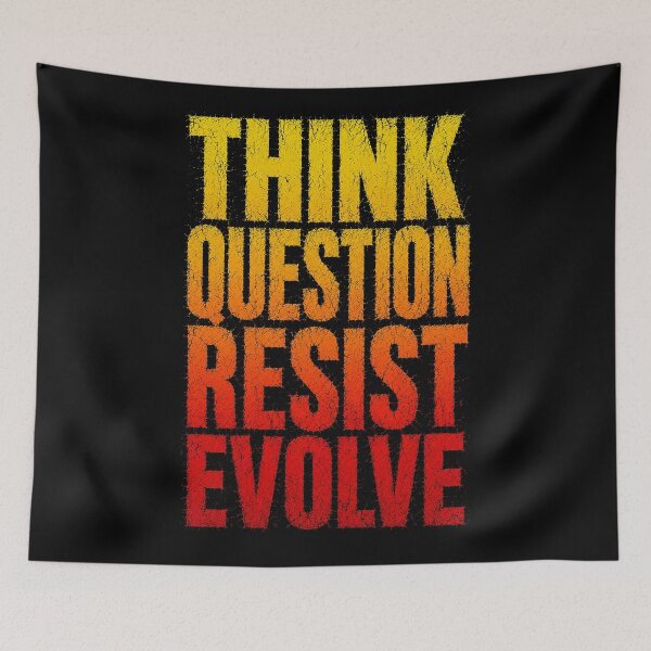 Item preview, MODES -  Think Question Resist Evolve designed and sold by MetusArt.