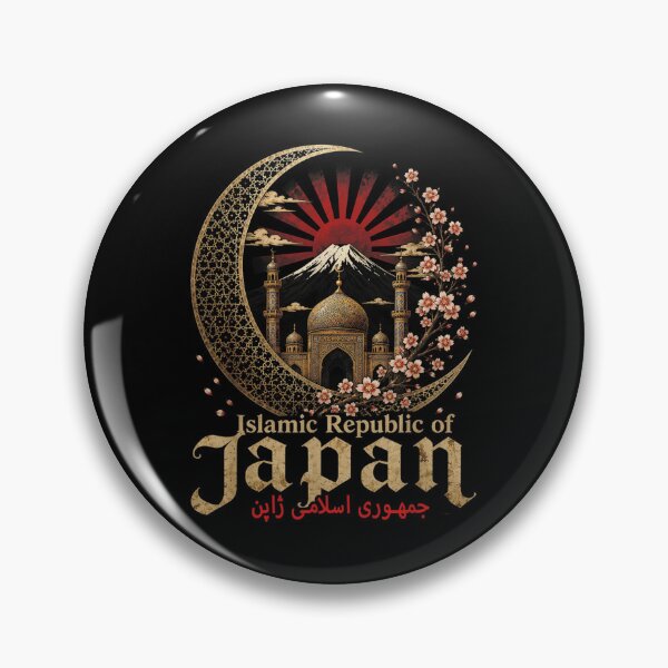 Item preview, Islamic Republic of Japan Fantasy Mount Fuji Cultural Fusion designed and sold by GalenoHenley.