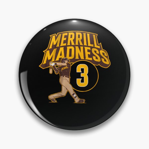 Item preview, Showing Jackson Merrill Swinging Bat In Brown Padres Uniform designed and sold by withorange.