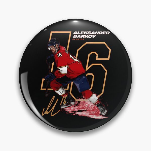 Item preview, Depicting Aleksander Barkov Skating With Stick In Red Florida designed and sold by withorange.