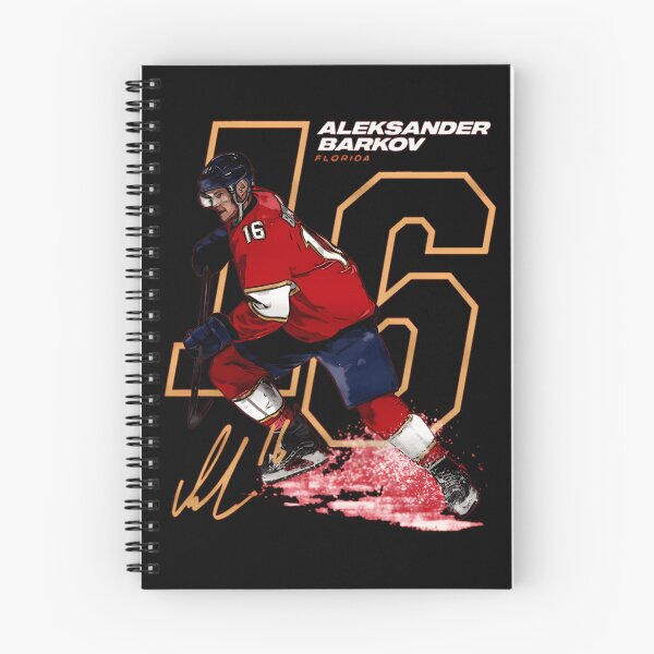 Item preview, Depicting Aleksander Barkov Skating With Stick In Red Florida designed and sold by withorange.