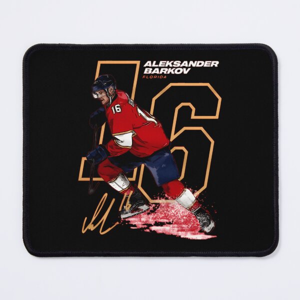 Item preview, Depicting Aleksander Barkov Skating With Stick In Red Florida designed and sold by withorange.
