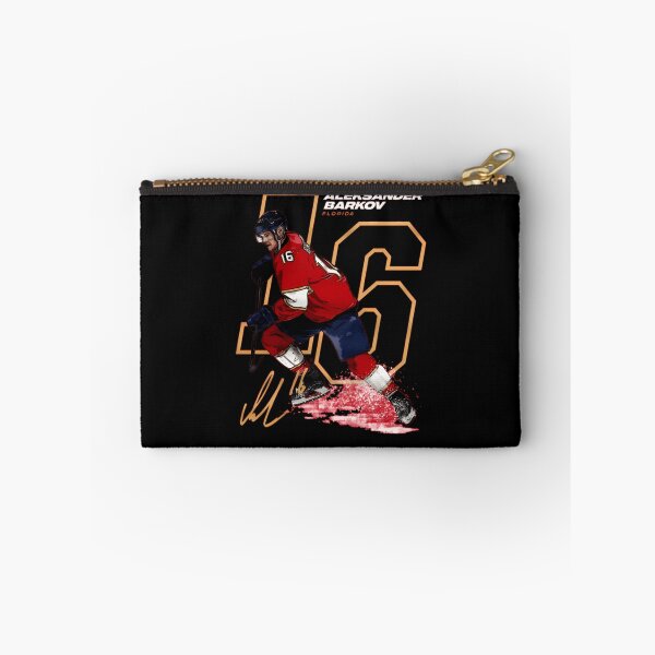 Item preview, Depicting Aleksander Barkov Skating With Stick In Red Florida designed and sold by withorange.