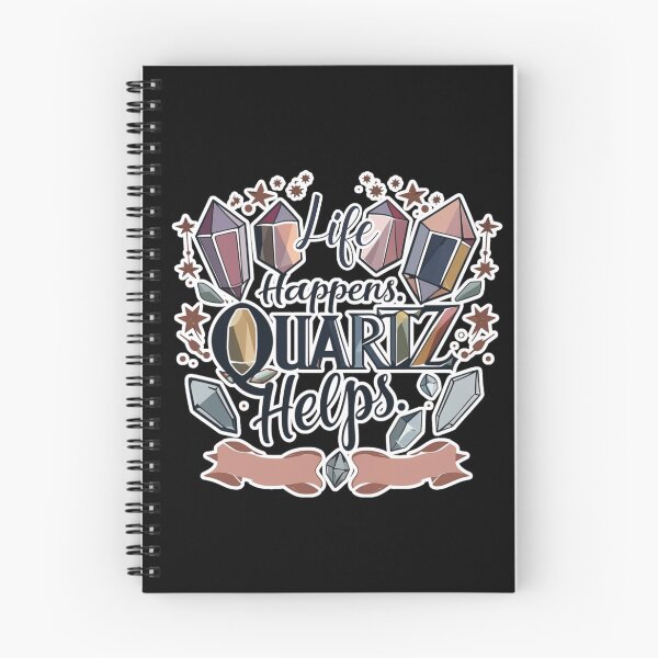 Item preview, Life Happens Quartz Helps Design For Quartz Collectors designed and sold by Glitch-Cult.