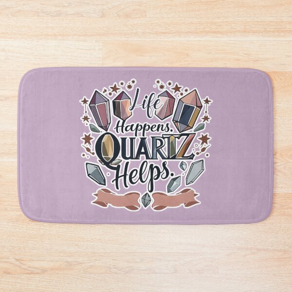 Item preview, Life Happens Quartz Helps Design For Quartz Collectors designed and sold by Glitch-Cult.