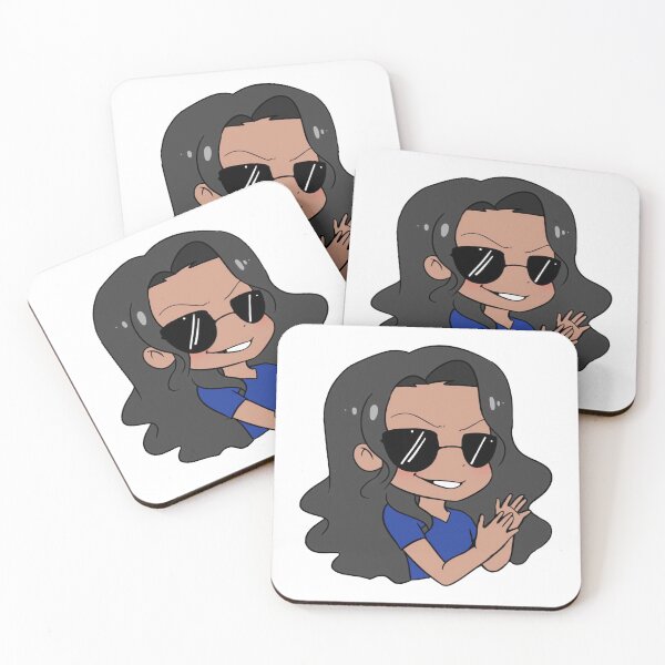 Item preview, Ez Clap Cute Anime Chibi Girl Sunglasses Clapping Emote designed and sold by Dourdane.